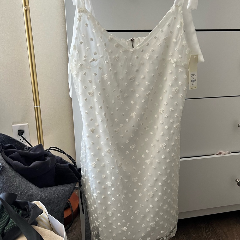 NWT Valery Embroidered Floral Mini Dress